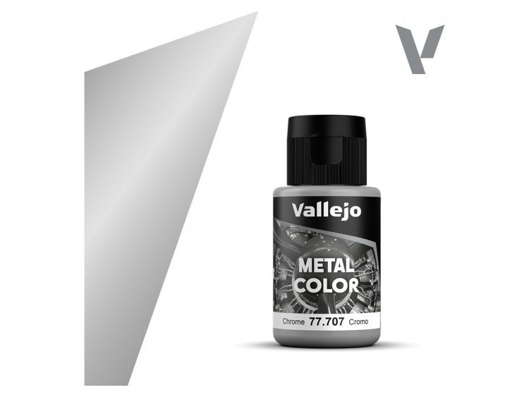 Краска Vallejo Metal Color: Chrome 77.707 (32 мл)