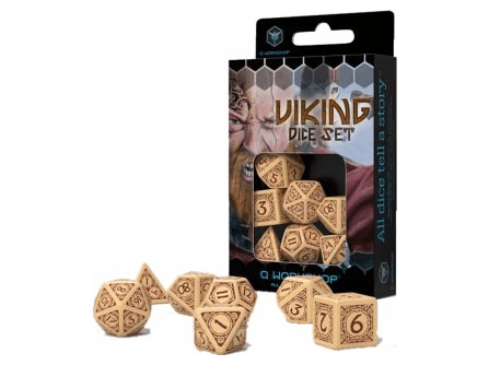 Набор кубиков Viking, 7 шт., Beige/Burgundy