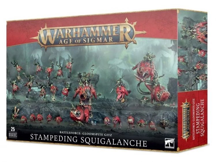 Gloomspite Gitz: Stampeding Squigalanche