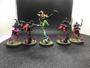 Warhammer Age Of Sigmar Gloomspite Gitz Squig Hoppers x5 (Pro-Painted)