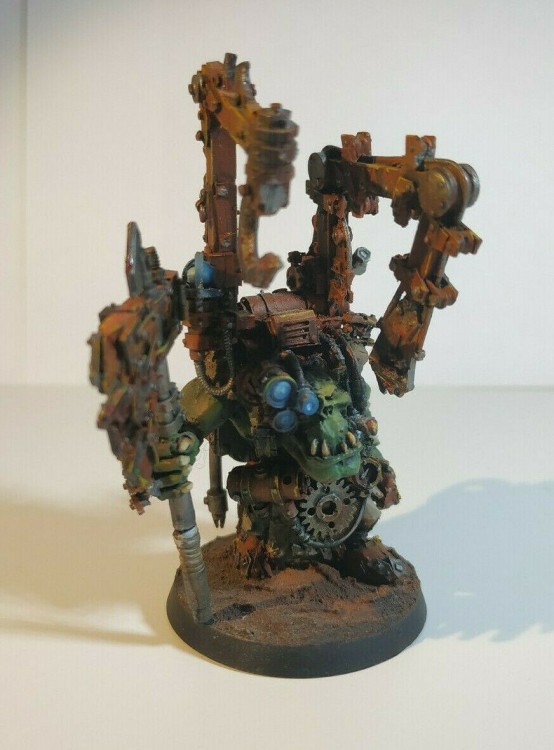 Warhammer 40k Fogeworld Ork Mek Boss Buzzgob (Pro-Painted)