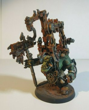 Warhammer 40k Fogeworld Ork Mek Boss Buzzgob (Pro-Painted)