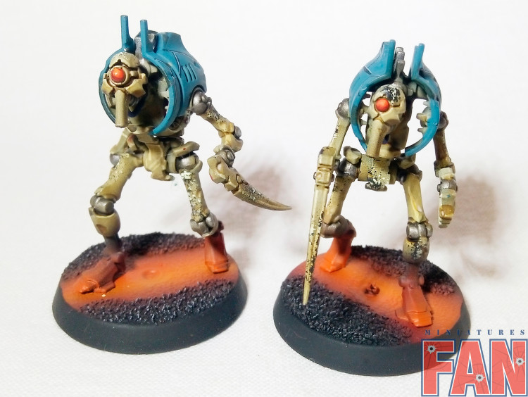 Warhammer 40000 Necron Cryptothralls x2 (Pro-Painted)