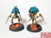 Warhammer 40000 Necron Cryptothralls x2 (Pro-Painted)