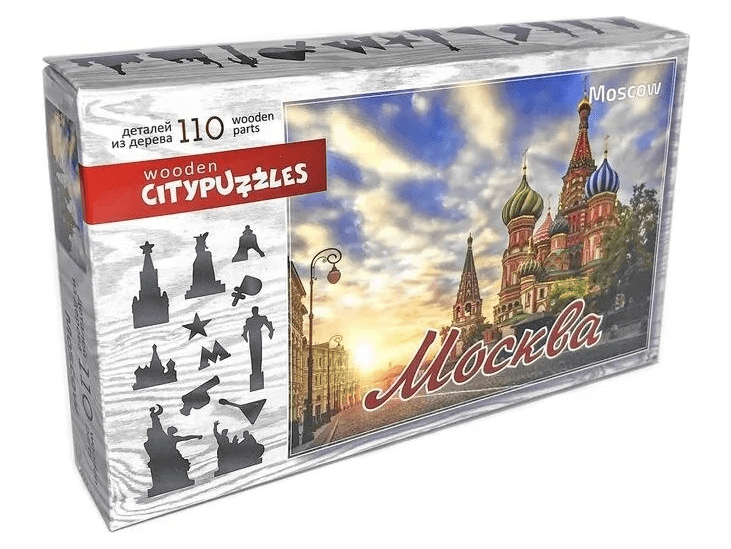 Пазл Wooden Citypuzzles: Москва
