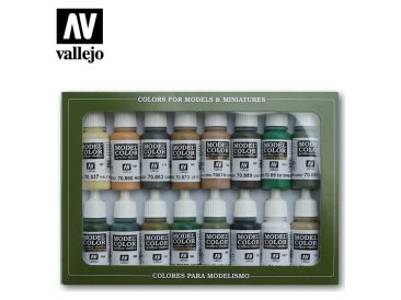 Набор красок Vallejo Model Color: Allied Forces WWII 70.109