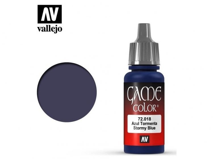 Краска Vallejo Game Color: Stormy Blue 72.018
