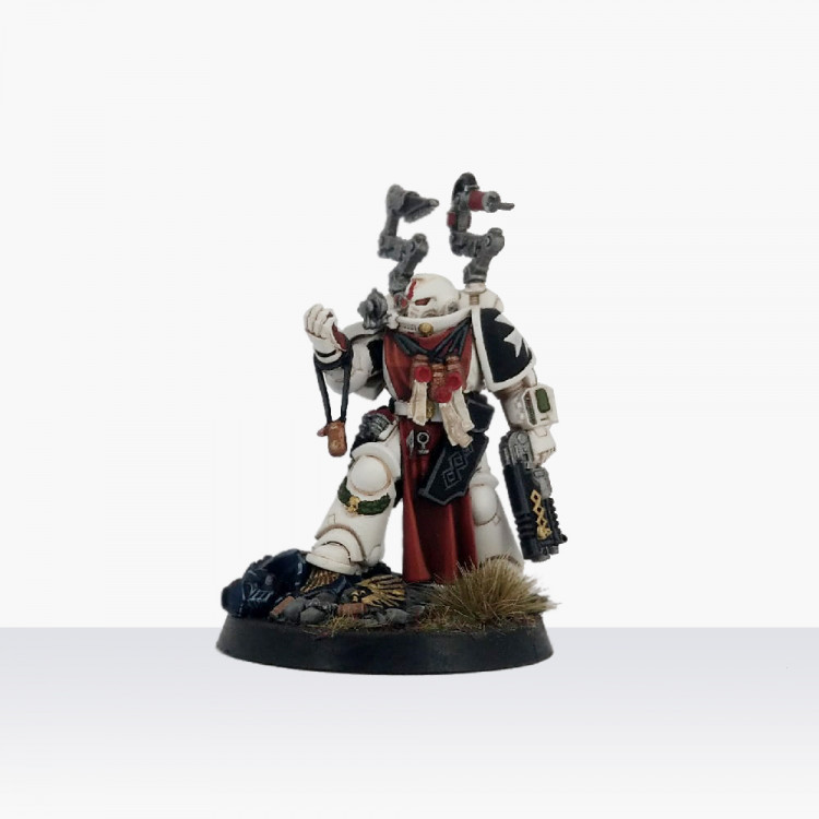 Warhammer 40k Black Templars Primaris Apothecary (Pro-Painted)