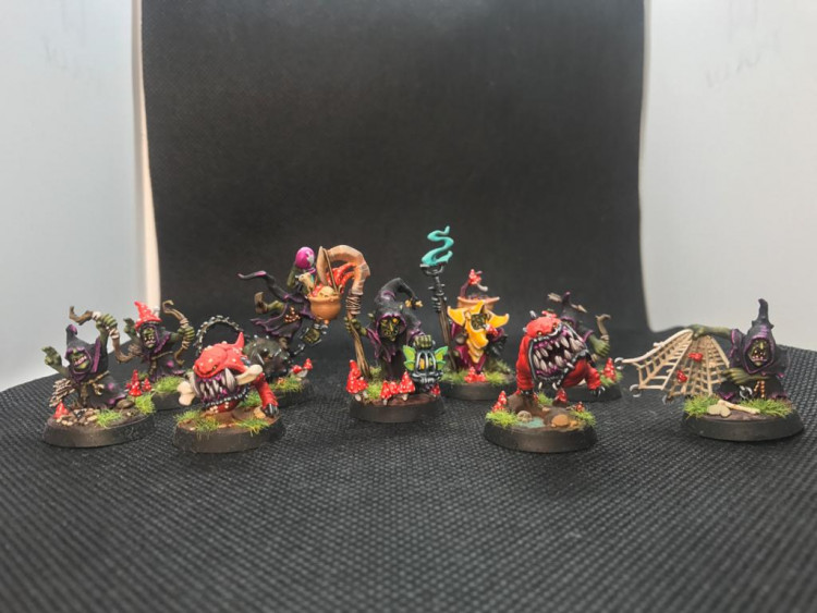 Warhammer Age Of Sigmar Gloomspite Gitz Zarbags Gitz (Pro-Painted)