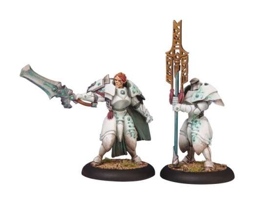 Bearer. Вармашина миниатюры. Warmachine University Retribution юниты. Warmachine Retribution of Scyrah арт. Retribution of Scyrah Houseguard