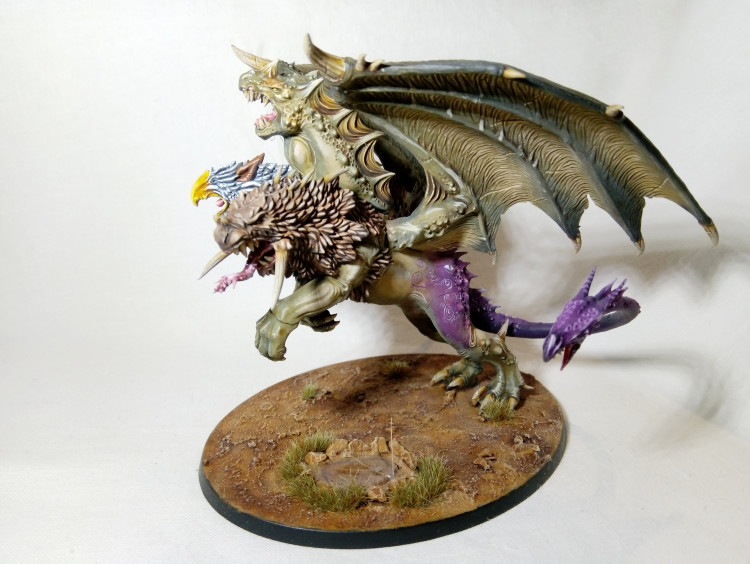 Warhammer Age of Sigmar Warcry Chimera (Pro-Painted)