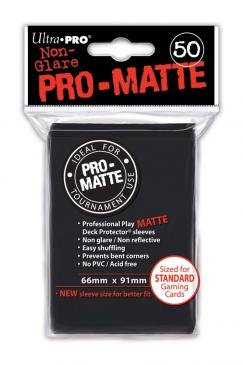 Протекторы &quot;Ultra-Pro Pro-Matte&quot; (50 шт.): черные