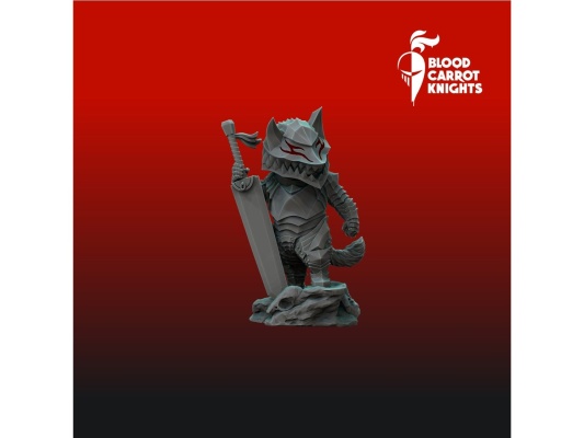 Гатс | Коллекционная миниатюра 70 мм 3D Печать