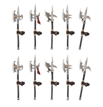 Chaos Warriors Halberds Upgrade Set (предзаказ 2024, GW Direct)