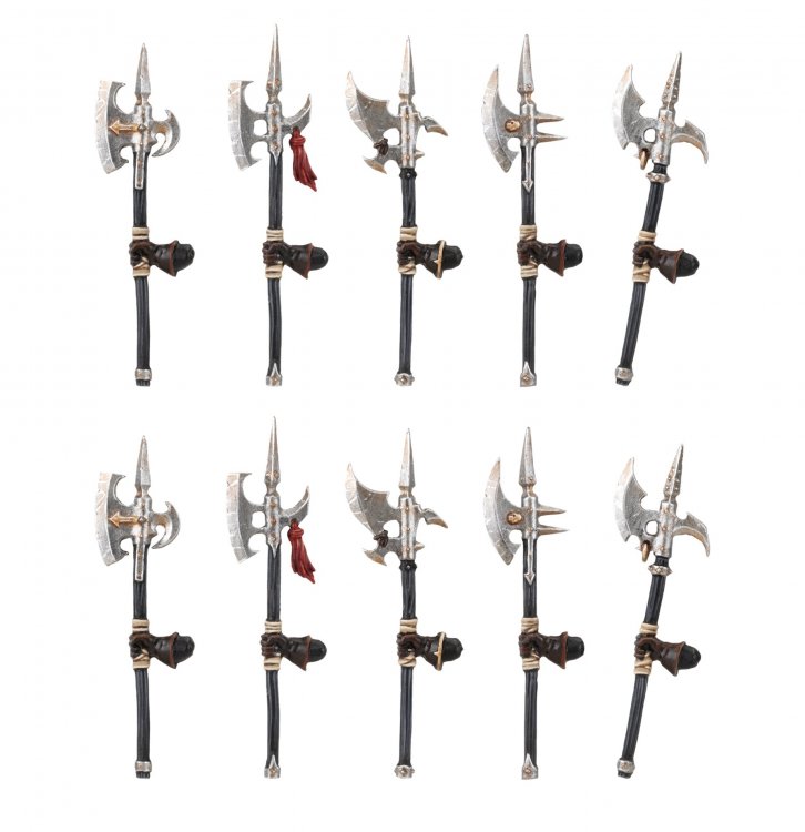 Chaos Warriors Halberds Upgrade Set (предзаказ 2024, GW Direct)