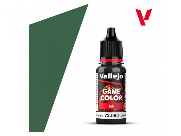 Краска Vallejo Game Ink: Black Green Ink 72.090