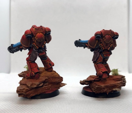 Warhammer 40k Blood Angels Primaris Hellblasters x5 (Pro-painted)