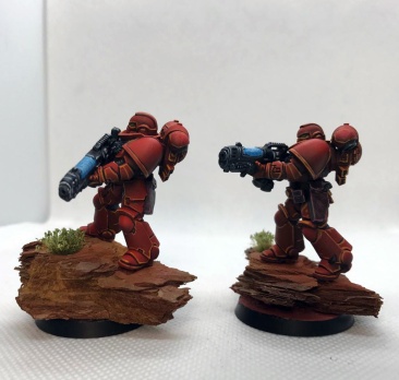 Warhammer 40k Blood Angels Primaris Hellblasters x5 (Pro-painted)