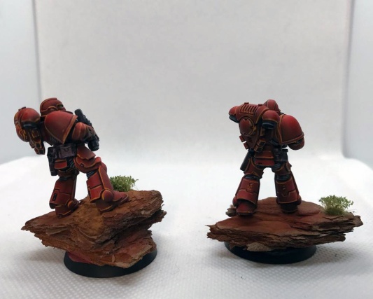 Warhammer 40k Blood Angels Primaris Hellblasters x5 (Pro-painted)
