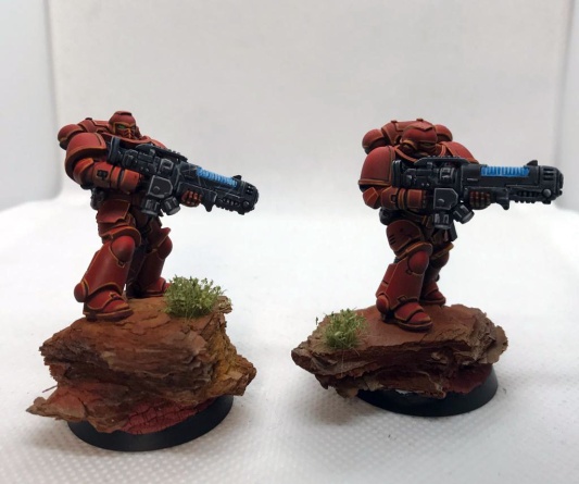 Warhammer 40k Blood Angels Primaris Hellblasters x5 (Pro-painted)