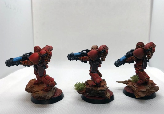 Warhammer 40k Blood Angels Primaris Hellblasters x5 (Pro-painted)