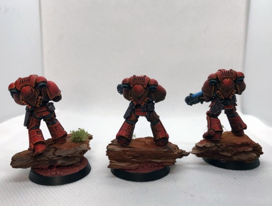 Warhammer 40k Blood Angels Primaris Hellblasters x5 (Pro-painted)