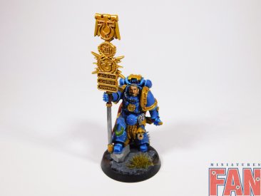 Warhammer 30k Forge World SM Ultramarine Legion Herald (Pro-Painted)