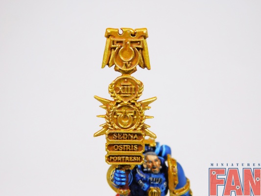 Warhammer 30k Forge World SM Ultramarine Legion Herald (Pro-Painted)