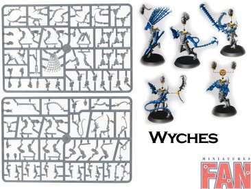 Warhammer 40000 Drukhari Wyches x10 new on sprue (Уценка)