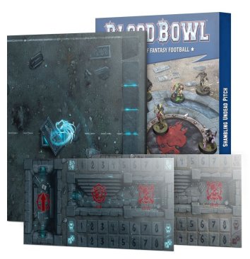 Blood Bowl: Shambling Undead Pitch & Dugouts