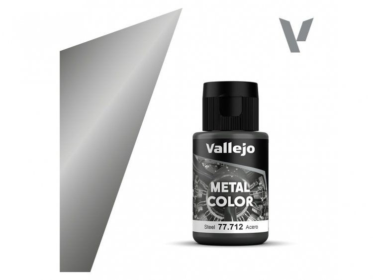 Краска Vallejo Metal Color: Steel 77.712 (32 мл)
