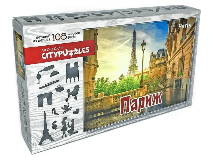 Пазл Wooden Citypuzzles: Париж