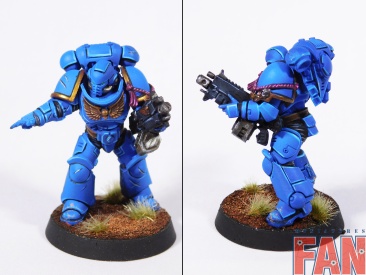 Warhammer 40k Space Marine Ultramarines Intercessor x5 (Pro-Painted)