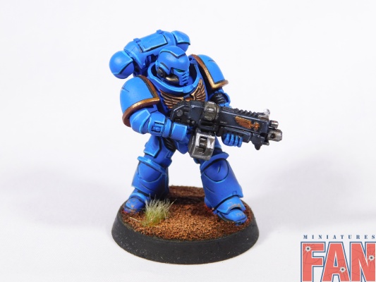 Warhammer 40k Space Marine Ultramarines Intercessor x5 (Pro-Painted)