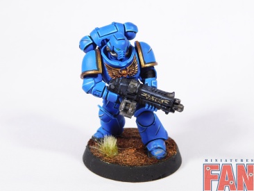 Warhammer 40k Space Marine Ultramarines Intercessor x5 (Pro-Painted)
