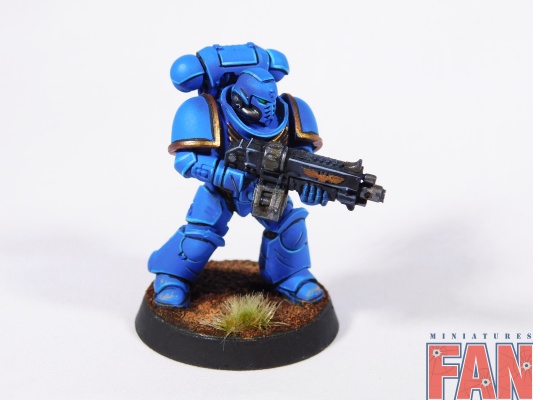 Warhammer 40k Space Marine Ultramarines Intercessor x5 (Pro-Painted)