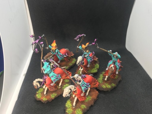 Warhammer Age Of Sigmar Nighthaunt Hexwraiths x5 (Pro-Painted)