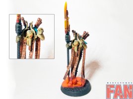 Warhammer 40k Necron Plasmancer (Painted)