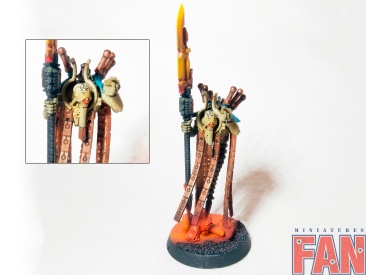 Warhammer 40k Necron Plasmancer (Painted)