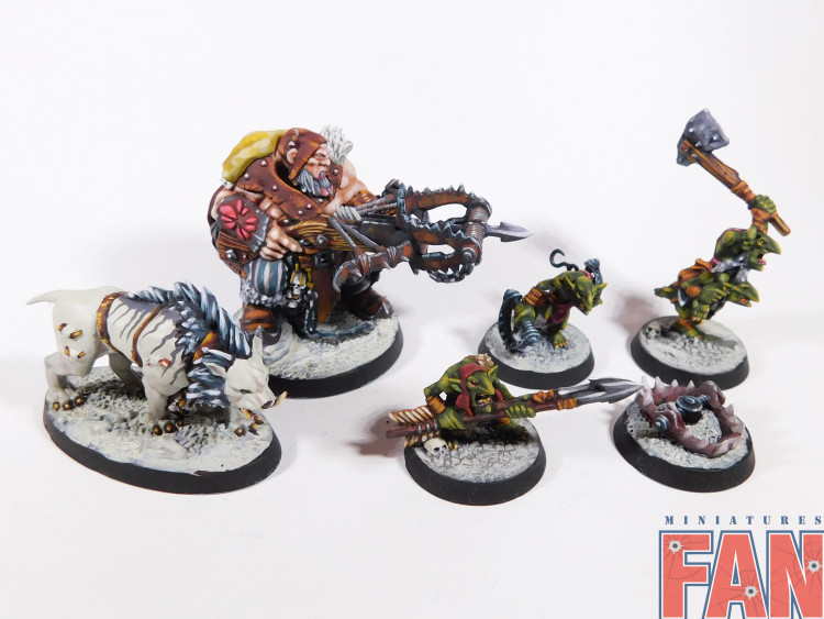 Warhammer Underworlds: Beastgrave Hrothgorn's Mantrappers x6 (Pro-Painted)