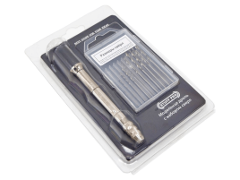 Модельная дрель с набором сверл для миниатюр Stuff-Pro в блистере