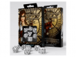 Набор кубиков Steampunk Clockwork, 7 шт., White/Black