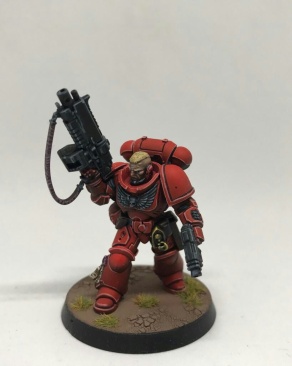 Warhammer 40k Blood Angels Primaris Space Marine Lieutenant x1 (Painted)