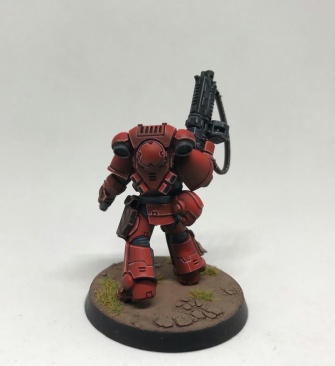 Warhammer 40k Blood Angels Primaris Space Marine Lieutenant x1 (Painted)