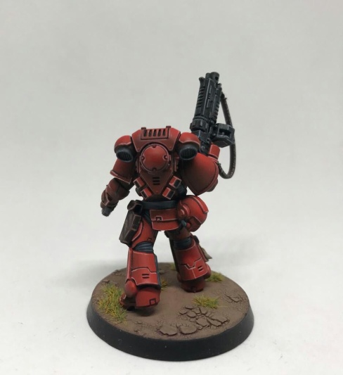 Warhammer 40k Blood Angels Primaris Space Marine Lieutenant x1 (Painted)