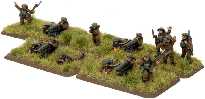 BEF Machine-gun Platoon, with 2 Machine-gun sections