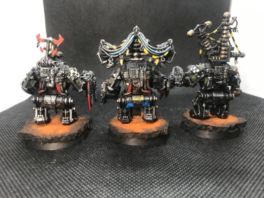 Warhammer 40k Space Orks Meganobz x3 (Pro-Painted)