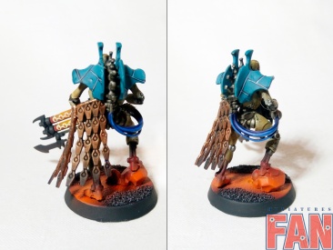 Warhammer 40k Necron Royal Warden (Pro-Painted)