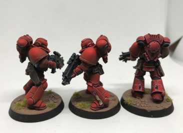 Warhammer 40k Blood Angels Primaris Intercessors x5 (Painted)