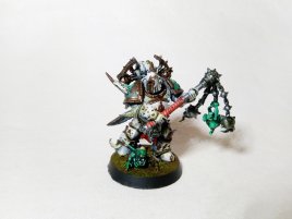 Warhammer 40k Series 3 Death Guard Plague Marine with Flail (Pro-Painted)